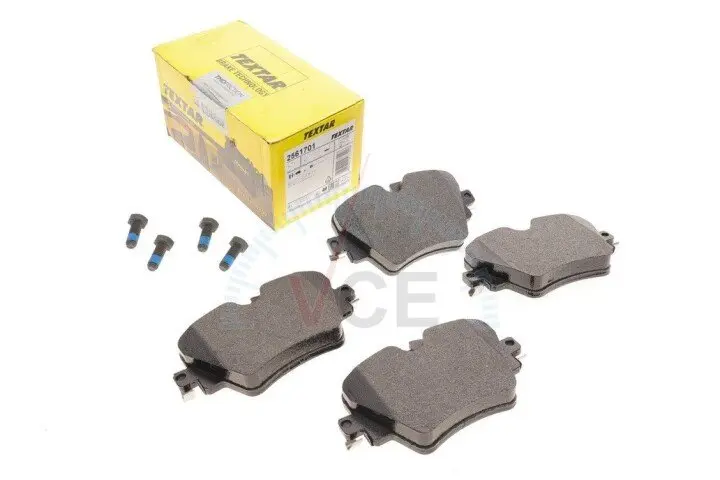 Комплект тормозных колодок, дисковый тормоз TEXTAR 2561701 (фото 1)