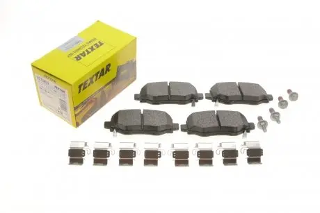 Комплект гальмівних колодок, дискове гальмо TEXTAR 2573401