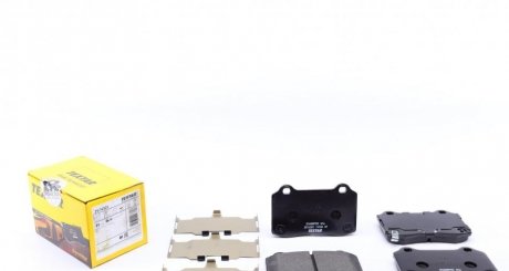 Комплект тормозных колодок, дисковый тормоз TEXTAR 2574301 (фото 1)