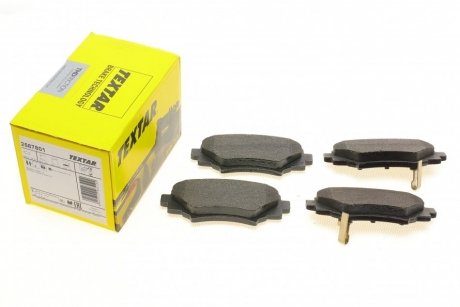 Комплект тормозных колодок, дисковый тормоз TEXTAR 2587801 (фото 1)