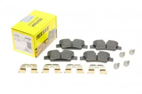 Комплект тормозных колодок, дисковый тормоз TEXTAR 2598001