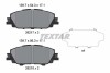 Колодки тормозные (передние) toyota corolla/yaris 18- (advics) TEXTAR 2621701 (фото 1)