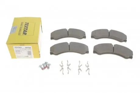Комплект тормозных колодок, дисковый тормоз TEXTAR 2915301