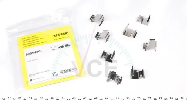 Комплектуючі, колодки дискового гальма TEXTAR 82054300 (фото 1)