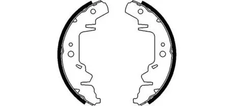 Тормозные колодки барабанные TEXTAR 91056000