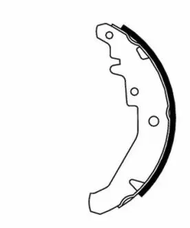 Тормозные колодки барабанные TEXTAR 91061500
