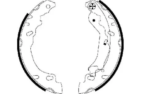 Тормозные колодки барабанные TEXTAR 91064600