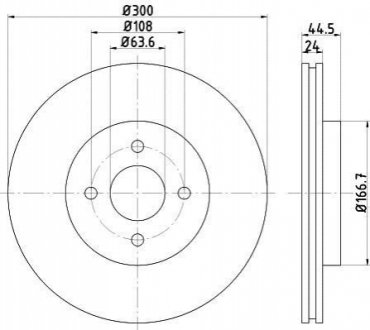 Передний тормозной диск TEXTAR 92139903 (фото 1)