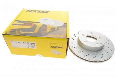 Передний тормозной диск TEXTAR 92165005