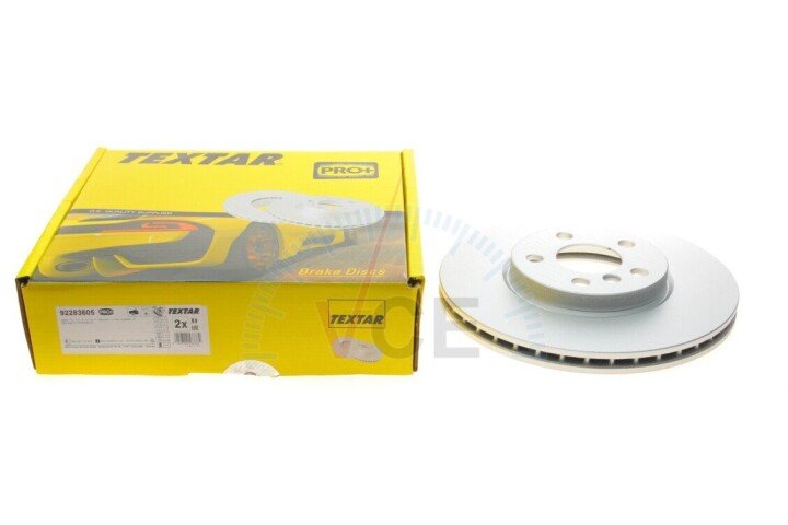 Диск тормозной bmw/mini 1(f40)/x1(f48)/clubman "fd=307mm "14>> TEXTAR 92283605 (фото 1)