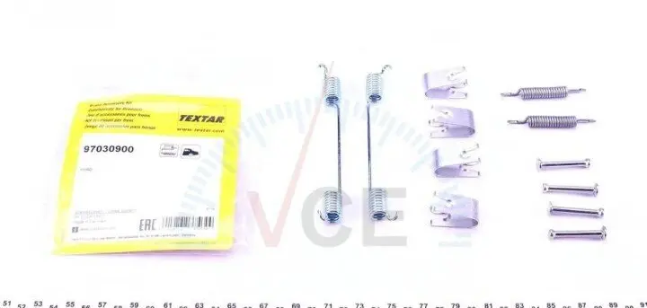 Комплектующие, тормозная колодка TEXTAR 97030900 (фото 1)