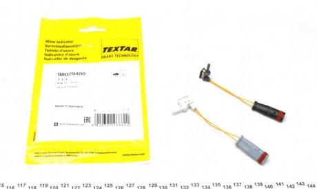 Сигналізатор, знос гальмівних колодок TEXTAR 98029400 (фото 1)