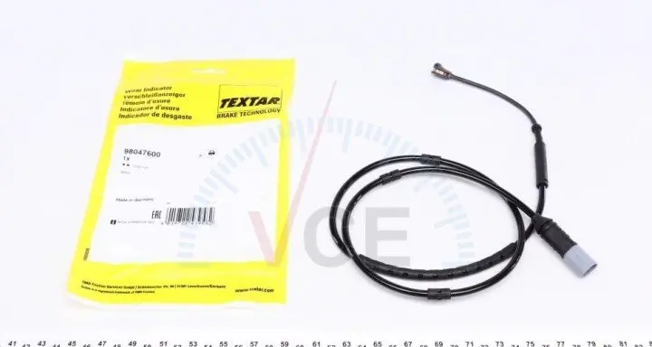Датчик зносу гальмівних колодок (задніх) bmw 1 (f20/f21)/ 3 (f30-36) 12- (l=1045mm) TEXTAR 98047600 (фото 1)