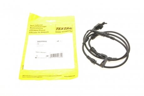 Датчик зносу гальмівних колодок (передніх) land rover defender/discovery/range rover 12- (l=1313mm) TEXTAR 98059800