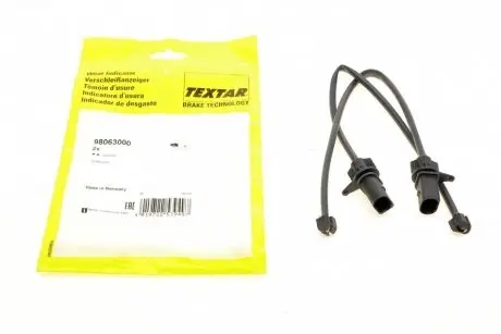 Сигналізатор, знос гальмівних колодок TEXTAR 98063000
