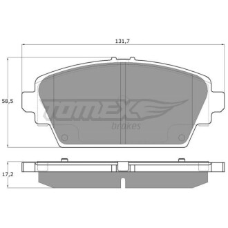 Гальмівні колодки TOMEX 12-94