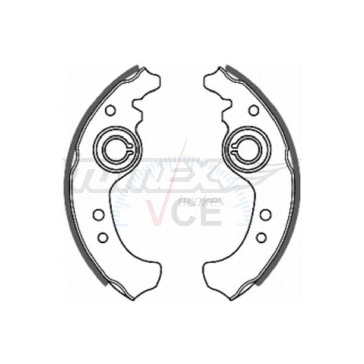 Тормозные колодки барабанные TOMEX 2001 (фото 1)