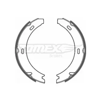 Тормозные колодки барабанные TOMEX 20-37