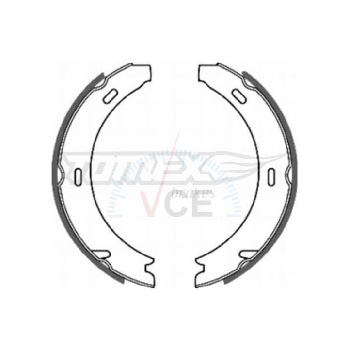 Гальмівні колодки барабанні TOMEX 20-37 (фото 1)