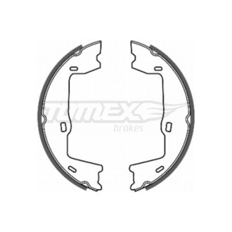 Гальмівні колодки барабанні TOMEX 20-69