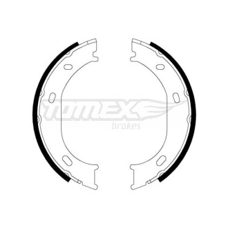 Тормозные колодки барабанные TOMEX 21-17