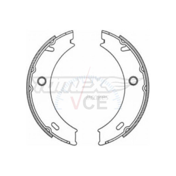 Тормозные колодки барабанные TOMEX 21-18 (фото 1)