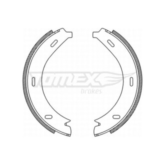 Гальмівні колодки барабанні TOMEX 21-19