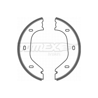 Гальмівні колодки барабанні TOMEX 21-21