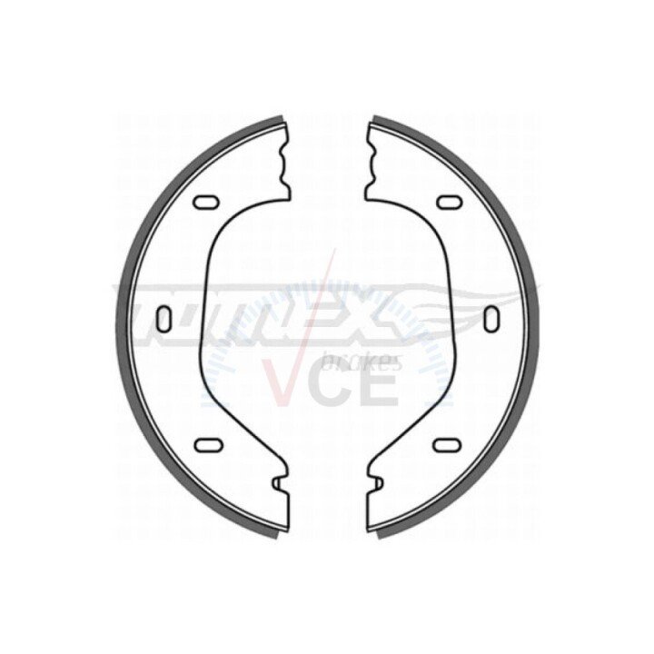 Тормозные колодки барабанные TOMEX 21-21 (фото 1)