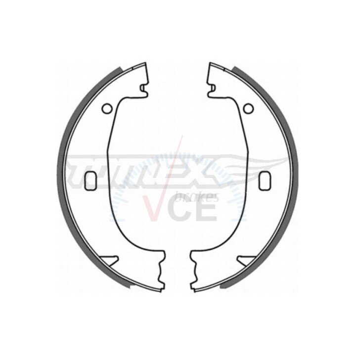 Гальмівні колодки барабанні TOMEX 2123 (фото 1)