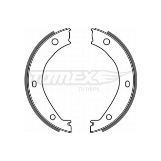 Гальмівні колодки барабанні TOMEX 21-26