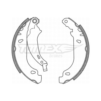 Гальмівні колодки барабанні TOMEX 21-52