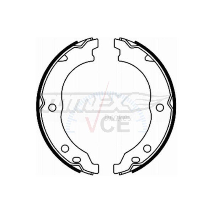 Тормозные колодки барабанные TOMEX 2168 (фото 1)