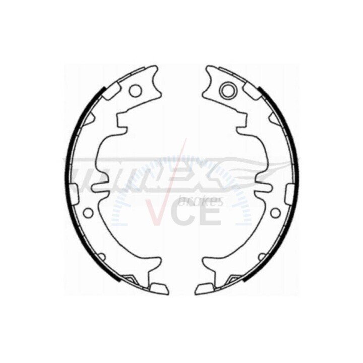 Гальмівні колодки барабанні TOMEX 21-76 (фото 1)