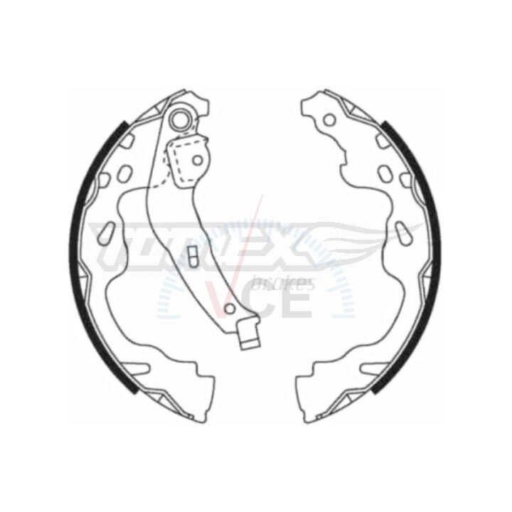 Гальмівні колодки барабанні TOMEX 21-82 (фото 1)