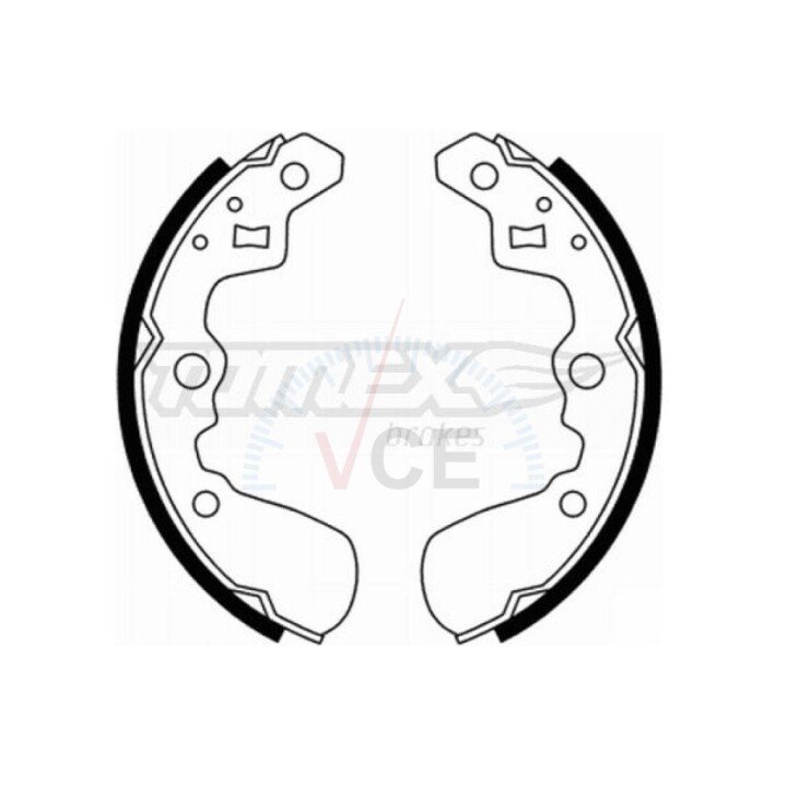 Тормозные колодки барабанные TOMEX 21-89 (фото 1)