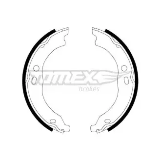 Тормозные колодки барабанные TOMEX 21-99
