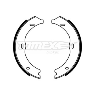 Гальмівні колодки барабанні TOMEX 2212