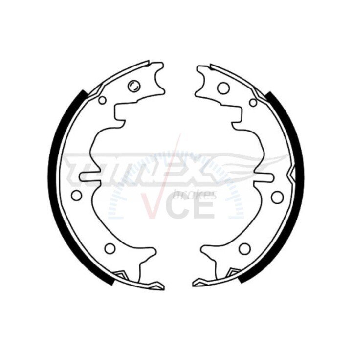 Гальмівні колодки барабанні TOMEX 2229 (фото 1)