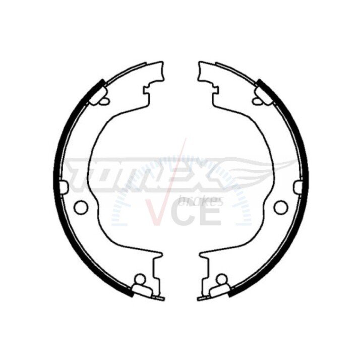 Тормозные колодки барабанные TOMEX 2277 (фото 1)