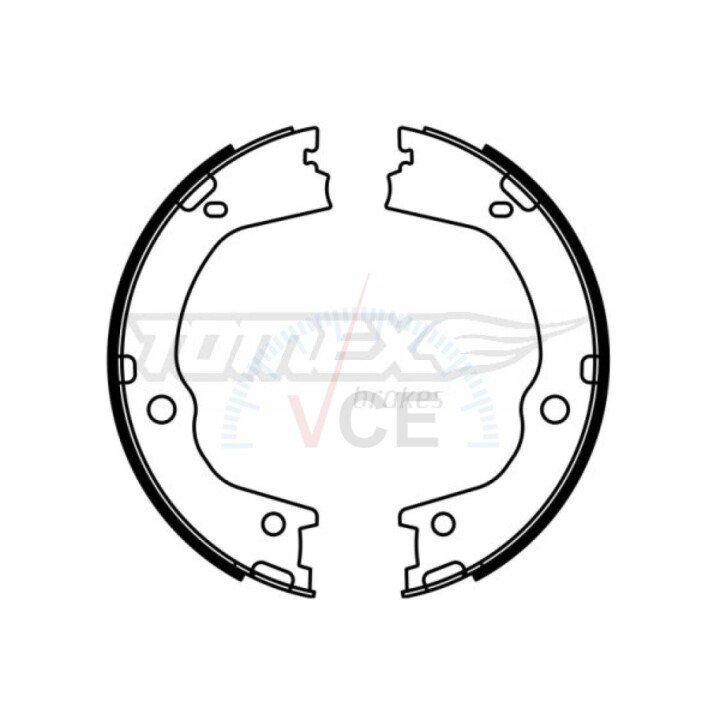 Гальмівні колодки барабанні TOMEX 2306 (фото 1)