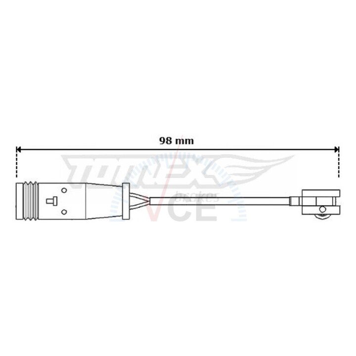 Датчик гальмівних колодок TOMEX 3064 (фото 1)