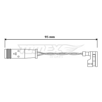 Датчик износа тормозных колодок TOMEX 30-66
