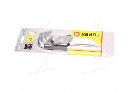 Ключі шестигранні 1.5-10 мм, набір 9шт.*1 уп. Topex 35D956