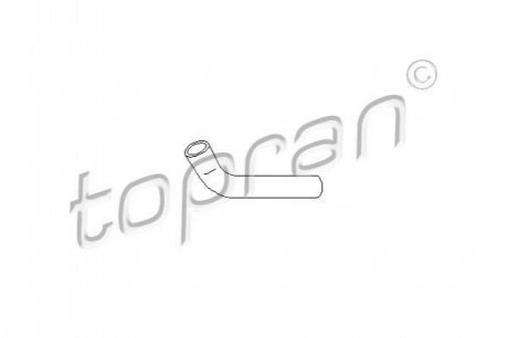 Шланг радіатора TOPRAN 100 218 (фото 1)