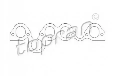 Прокладка, впускной коллектор TOPRAN 100 223