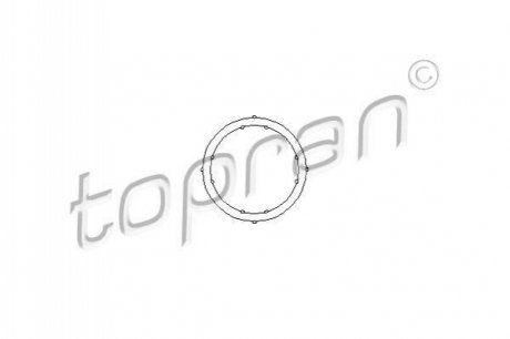 Прокладка, фланець охолоджувальної рідини TOPRAN 100 721 (фото 1)