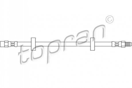 Гальмівний шланг TOPRAN 102 635 (фото 1)