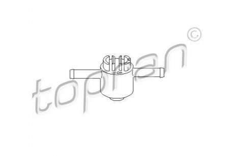 Клапан, топливный фильтр TOPRAN 102 730