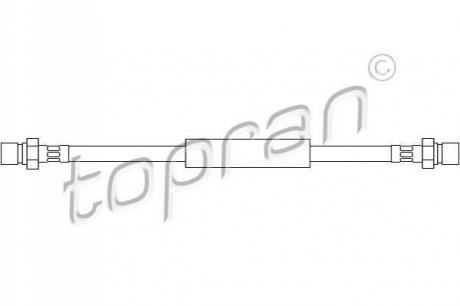 Тормозной шланг TOPRAN 103 358 (фото 1)